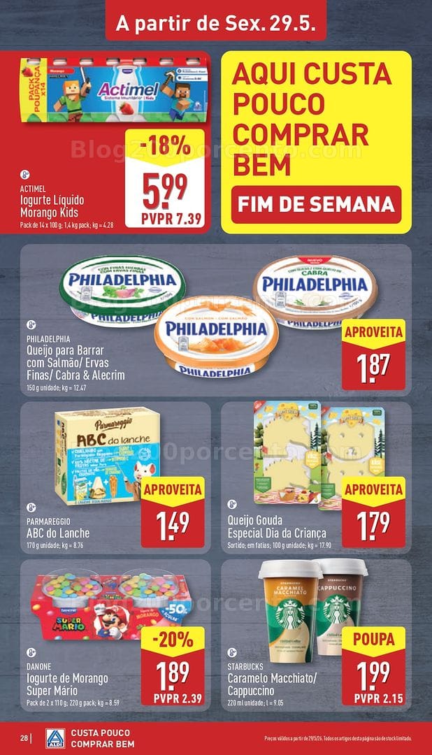 Antevisão Folheto ALDI Promoções de 25 a 31 maio